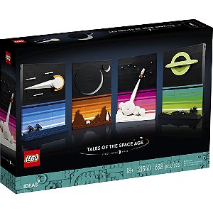 Lego Ideas Contos da Era Espacial 21340 com 688pcs