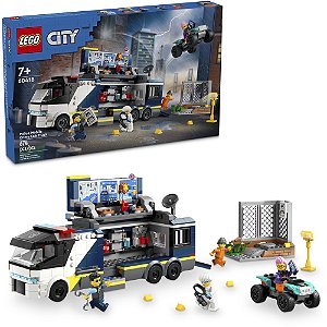 Lego City Caminhão Pericia Móvel da Policia 60418 com 674pcs