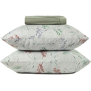 Jogo de Cama Altenburg Evora Malha 3 Peças King Verde