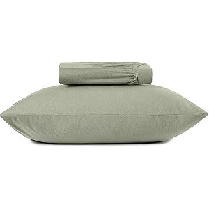 Jogo de Cama Altenburg Bond Malha 2 Peças Solteiro Verde