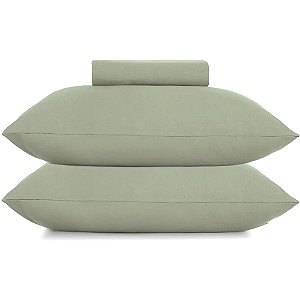 Jogo de Cama Altenburg Bond Malha 3 Peças King Verde