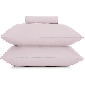 Jogo de Cama Altenburg Natural Malha 3 Peças Casal Rosê