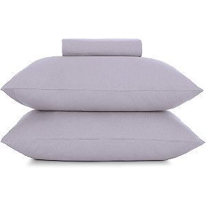 Jogo de Cama Altenburg Mescla Malha 3 Peças King Lilás