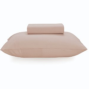 Jogo de Cama Karsten Matiza 160 Fios 2 Peças Solteiro Rosa