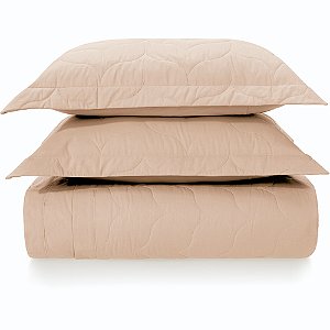 Jogo de Colcha Karsten Tom 200 Fios 3 Peças Queen Rosa