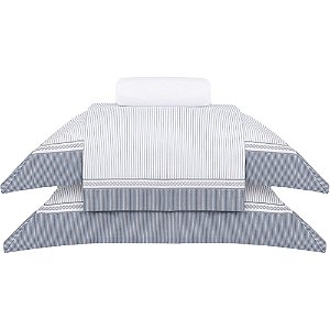 Jogo de Cama Buddemeyer Milano 180 Fios 4 Peças Queen Branco