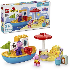 Lego Duplo Viagem de Barco Peppa Pig 10432 com 23pcs