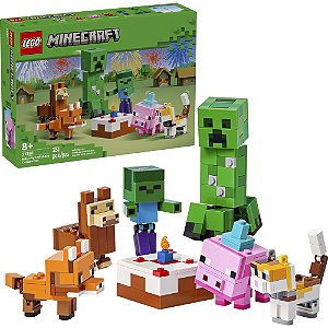 Lego Minecraft Aniversário do Bebê Porco 21281 com 351pcs