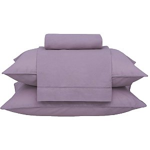 Jogo de Cama Buddemeyer Basic 180 Fios 4 Peças Casal Rosa