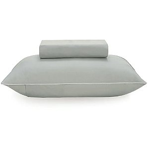 Jogo de Cama Karsten Itan 200 Fios 2 Peças Solteiro Azul