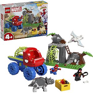 Lego Spidey Resgate Dinossauro 11199 com 136pcs
