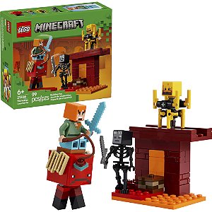 Lego Minecraft Batalha de Lava Nether 21266 com 99pcs