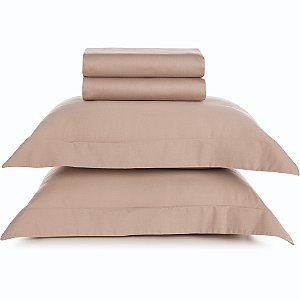 Jogo de Cama Karsten Bossa 300 Fios Egypt 4 Peças Queen Rosa