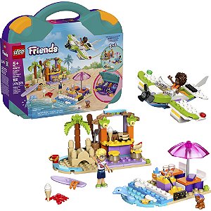 Lego Friends Praia e Mala de Viagem 42672 com 188 peças