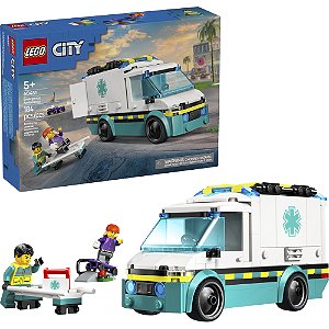 Lego City Ambulância de Emergência 60451 com 184pcs