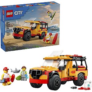Lego City Utilitário Salva Vida na Praia 60453 com 214pcs