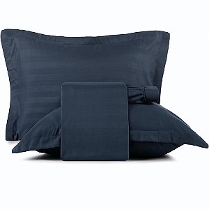 Jogo de Cama Altenburg Horizonte TA UW 4 Peças Queen Marinho