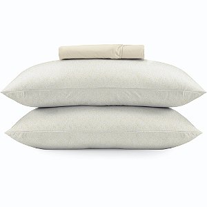 Jogo de Cama Altenburg Bossa 2 Malharia 3 Peças Queen Bege