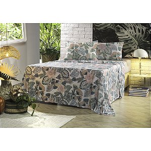 Jogo de Cama Altenburg Borogodo 2 Malharia 4 Peças Queen Beg