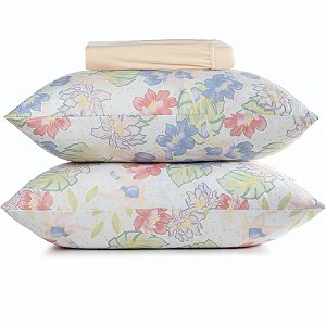 Jogo de Cama Altenburg Borogodo 6 Malharia 3 Peças Queen Lar