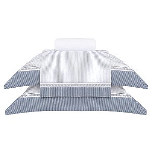 Jogo de Cama Buddemeyer Milano 180 Fios 4 Peças King Branco