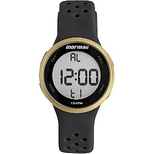 Relógio Mormaii Casual MO88018P Preto Feminino