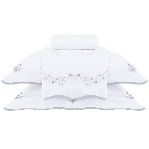 Jogo de Cama Buddemeyer Donna 200 Fios 4 Peças Queen Branco