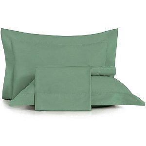 Jogo de Cama Altenburg Granito TA 4 Peças King Verde