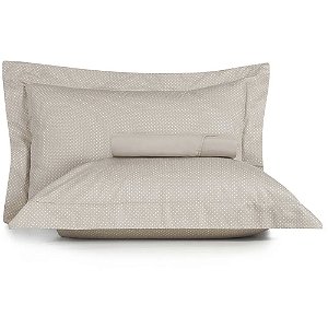 Jogo de Cama Altenburg Inspire 200 Fios 3 Peças Queen Cinza