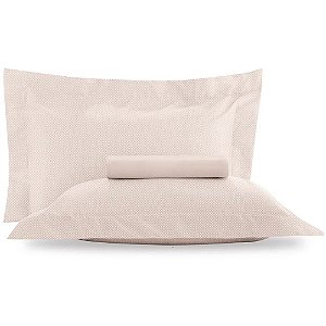 Jogo de Cama Altenburg Inspire 200 Fios 3 Peças King Rosa
