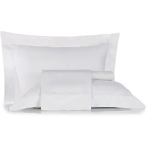 Jogo de Cama Altenburg Clean 200 Fios 4 Peças Casal Branco