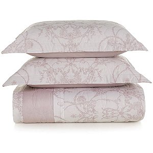 Jogo de Colcha Karsten Prisma 160 Fios 3 Peças King Rosa