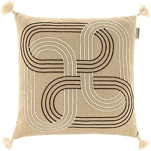 Almofada Karsten Niko Rustic Bege