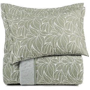 Jogo de Colcha Altenburg Tahaa Malha 3 Peças Queen Verde