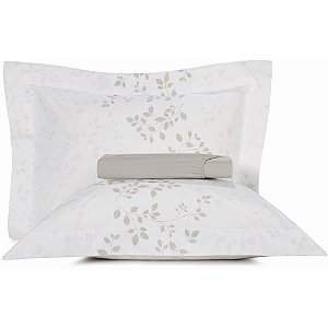 Jogo de Cama Altenburg Petalas 200 Fios 3 Peças Queen Bege