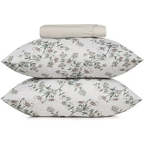 Jogo de Cama Altenburg Clara Ta 3 Peças King Branco