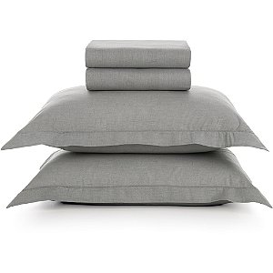 Jogo de Cama Karsten Tesso Confection 4 Peças King Cinza