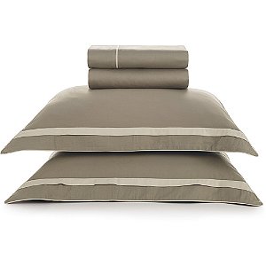 Jogo de Cama Karsten Lara 300 Fios 4 Peças Queen Verde