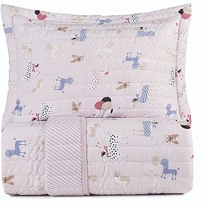 Jogo de Colcha Altenburg PetChic Malha 2 Peças Solteiro Rosa