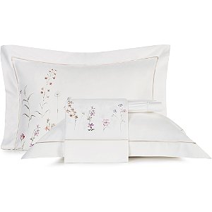 Jogo de Cama Altenburg Floreo 300 Fios 4 Peças Queen Branco