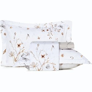 Jogo de Cama Altenburg Golden Ta 4 Peças Queen Bege