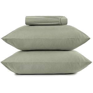 Jogo de Cama Altenburg Bond Malha 3 Peças Queen Verde
