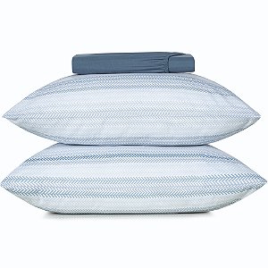 Jogo de Cama Altenburg Diretrix Ta 3 Peças King Azul