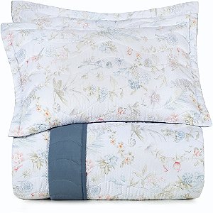 Jogo de Colcha Altenburg Campestre Ta 3 Peças Casal Azul
