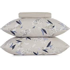 Jogo de Cama Altenburg Kyoto Malha 3 Peças King Bege