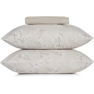 Jogo de Cama Altenburg Pampa Malha 3 Peças King Bege