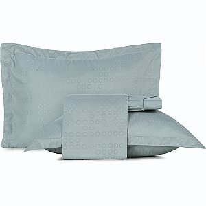 Jogo de Cama Altenburg Loop Ta Uw 4 Peças King Verde