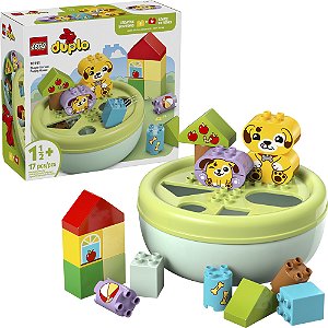 Lego Duplo Organizador de Formas Cães 10441 com 17 Peças