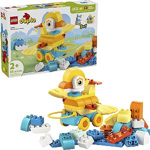 Lego Duplo Animais Sobre Roda 3 em 1 10448 com 58 Peças