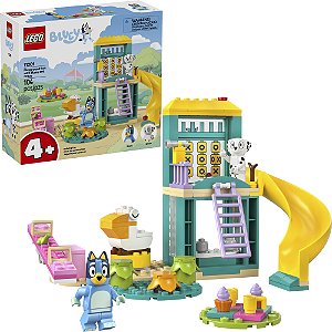 Lego Bluey Diversão no Parquinho Chloe 11201 com 104 Peças